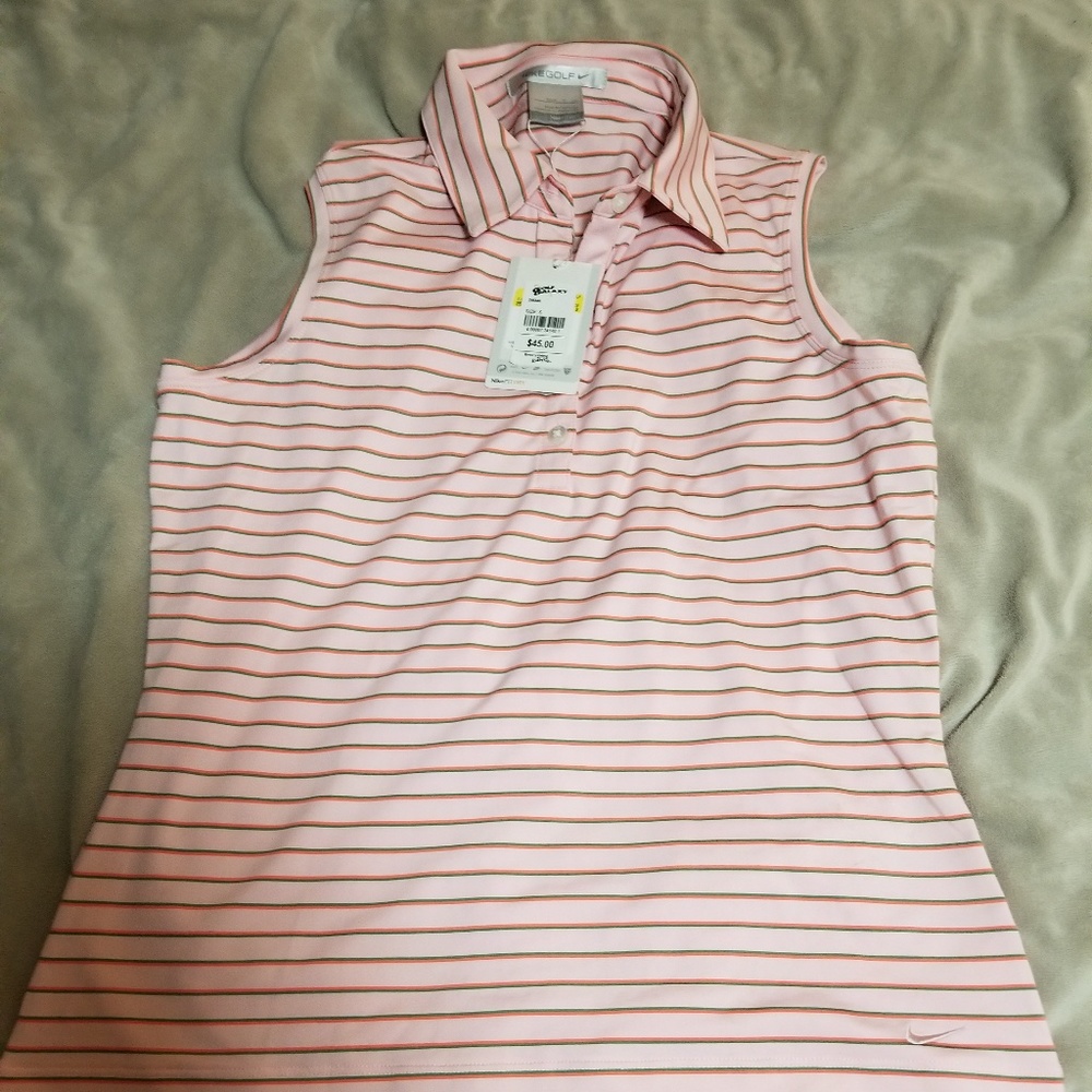 Nike womens fit dry golf shirt